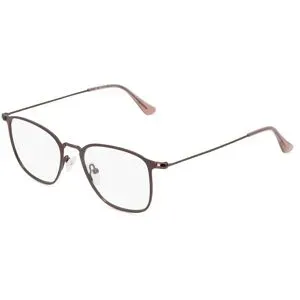 Wenzhou Bada Optical Co. , LTD Fielmann BD 530 CL Unisex-Brille inkl. Gläser Vollrand Quadratisch Metall-Gestell 51/19/145, Braun