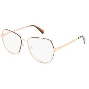 Marchon Germany GmbH Liu Jo LJ2172 Unisex-Brille inkl. Gläser Vollrand Rund Metall-Gestell 54/17/140, Gold