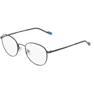 Eyestar Limited (China) Fielmann MI 058 CL Unisex-Brille inkl. Gläser Vollrand Panto Metall-Gestell 51/21/145, Blau