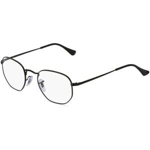Luxottica Fashion Brillen Vertriebs GmbH Ray-Ban RB 6448 Unisex-Brille inkl. Gläser Vollrand Panto Metall-Gestell 48/21/145, Schwarz