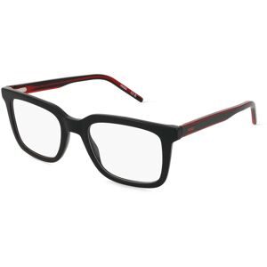Safilo SpA Hugo HG 1300 Herren-Brille inkl. Gläser Vollrand Quadratisch Acetat-Gestell 51/20/145, Schwarz