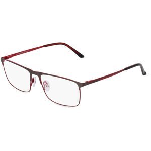 OWP Brillen GmbH Optische Werke Fielmann 2212 FLEX CL Unisex-Brille inkl. Gläser Vollrand Quadratisch Metall-Gestell 60/17/150, Grau