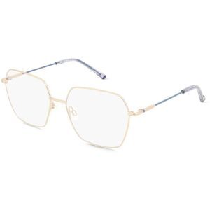 Eschenbach Optik GmbH Humphrey´s 582392 Damen-Brille inkl. Gläser Vollrand Quadratisch Metall-Gestell 55/16/140, Gold