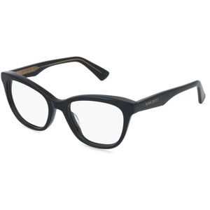 DE RIGO Vision D.A.CH. GmbH Nina Ricci VNR409 Damen-Brille inkl. Gläser Vollrand Cat Eye Kunststoff-Gestell 50/18/140, Schwarz