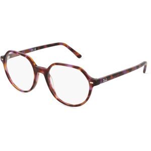 Luxottica Fashion Brillen Vertriebs GmbH Ray-Ban RX5395 Unisex-Brille inkl. Gläser Vollrand Rund Acetat-Gestell 49/18/140, Havanna