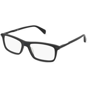 Safilo GmbH Rag & Bone RNB7050 Herren-Brille inkl. Gläser Vollrand Quadratisch Acetat-Gestell 54/17/145, Schwarz