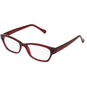 Zhangzhou Agilton Optical Co., Ltd. Fielmann MC 593 CL Damen-Brille inkl. Gläser Vollrand Butterfly Propionat-Gestell 52/16/135, Rot