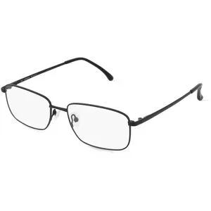 Wenzhou Bada Optical Co. , LTD Fielmann BD 534 CL Herren-Brille inkl. Gläser Vollrand Quadratisch Edelstahl-Gestell 54/17/145, Schwarz