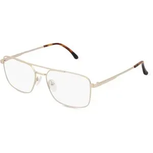 Wenzhou Bada Optical Co. , LTD Fielmann BD 563 CL Herren-Brille inkl. Gläser Vollrand Quadratisch Edelstahl-Gestell 56/16/145, Gold