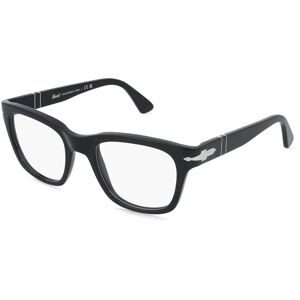 Luxottica Fashion Brillen Vertriebs GmbH Persol 0PO3389V CECIL Unisex-Brille inkl. Gläser Vollrand Quadratisch Acetat-Gestell 51/21/145, Schwarz
