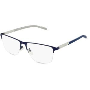 Marcolin Deutschland GmbH Adidas SP5048 Unisex-Brille inkl. Gläser Halbrand Quadratisch Metall-Gestell 57/17/145, Blau