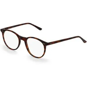 Icare Fielmann IC 013 CL Herren-Brille inkl. Gläser Vollrand Quadratisch Acetat-Gestell 48/20/145, Havanna