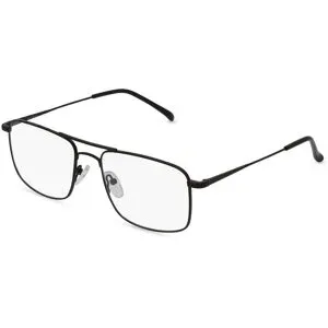 Wenzhou Bada Optical Co. , LTD Fielmann BD 435 CL Herren-Brille inkl. Gläser Vollrand Quadratisch Edelstahl-Gestell 53/18/140, Schwarz