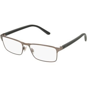 Luxottica Fashion Brillen Vertriebs GmbH Polo Ralph Lauren PH1207 Herren-Brille inkl. Gläser Vollrand Quadratisch Metall-Gestell 56/16/145, Grau