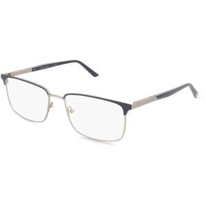 Marchon Germany GmbH Calvin Klein CK25106 Herren-Brille inkl. Gläser Vollrand Eckig Metall-Gestell 59/18/150, Blau