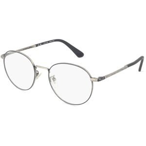 DE RIGO Vision D.A.CH. GmbH Police POIVPLD94 Unisex-Brille inkl. Gläser Vollrand Panto Metall-Gestell 51/19/140, Silber
