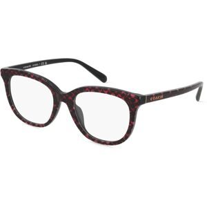 Luxottica Fashion Brillen Vertriebs GmbH Coach HC6223U Damen-Brille inkl. Gläser Vollrand Quadratisch Acetat-Gestell 51/19/145, Pink