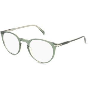 Safilo GmbH David Beckham DB1139 Herren-Brille inkl. Gläser Vollrand Panto Acetat-Gestell 49/22/150, Grün