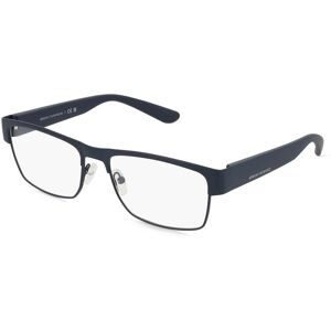 Luxottica Fashion Brillen Vertriebs GmbH Armani Exchange 0AX1065 Herren-Brille inkl. Gläser Vollrand Quadratisch Metall-Gestell 56/17/145, Blau