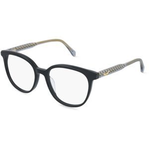 DE RIGO Vision D.A.CH. GmbH Zadig & Voltaire VZV438 Damen-Brille inkl. Gläser Vollrand Cat Eye Kunststoff-Gestell 52/17/140, Schwarz