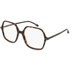 Safilo GmbH Isabel Marant IM 0150 Damen-Brille inkl. Gläser Vollrand Geometrisch Acetat-Gestell 54/17/145, Havanna