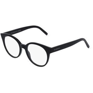 Thélios Givenchy GV50028I Unisex-Brille inkl. Gläser Vollrand Rund Acetat-Gestell 51/19/145, Schwarz