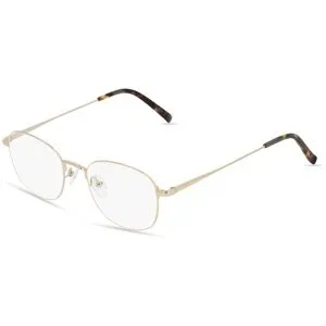 Wenzhou Bada Optical Co. , LTD Fielmann BD 525 CL Herren-Brille inkl. Gläser Vollrand Quadratisch Metall-Gestell 51/20/150, Gold