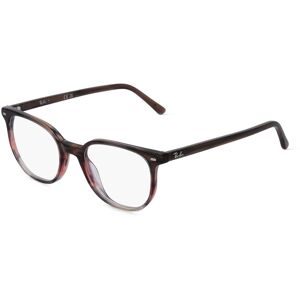 Luxottica Fashion Brillen Vertriebs GmbH Ray-Ban RX5397 Unisex-Brille inkl. Gläser Vollrand Geometrisch Acetat-Gestell 50/19/145, Braun