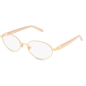 DE RIGO Vision D.A.CH. GmbH Furla VFU998 Damen-Brille inkl. Gläser Vollrand Oval Edelstahl-Gestell 53/18/140, Gold