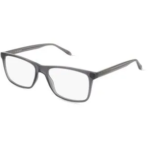 C&S CO. LTD. Fielmann ABC 076 CL Herren-Brille inkl. Gläser Vollrand Quadratisch Acetat-Gestell 55/17/145, Grau