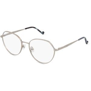 Marchon Germany GmbH Liu Jo LJ2154 Damen-Brille inkl. Gläser Vollrand Oval Metall-Gestell 53/18/140, Silber