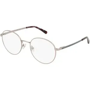 Marcolin Deutschland GmbH Gant GA4120 Unisex-Brille inkl. Gläser Vollrand Rund Metall-Gestell 52/20/140, Silber