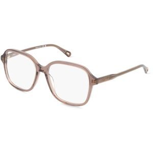 Kering Eyewear Spa Chloé CH0313O Damen-Brille inkl. Gläser Vollrand Eckig Acetat-Gestell 54/16/140, Grau