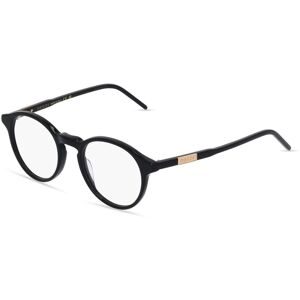 Kering Eyewear Spa Gucci GG 1160O Unisex-Brille inkl. Gläser Vollrand Panto Kunststoff-Gestell 48/20/145, Schwarz