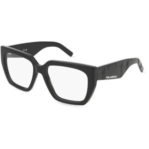 Marchon Germany GmbH Karl Lagerfeld KL6159 Unisex-Brille inkl. Gläser Vollrand Quadratisch Acetat-Gestell 54/18/140, Schwarz