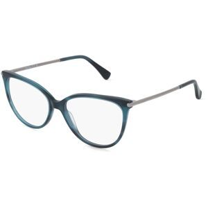 Marcolin Deutschland GmbH Max Mara MM5247 Damen-Brille inkl. Gläser Vollrand Cat Eye Acetat-Gestell 53/15/145, Braun