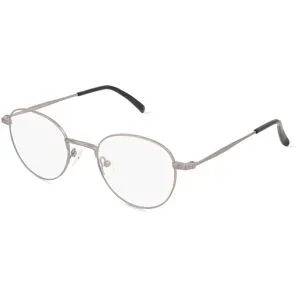 Wenzhou Bada Optical Co. , LTD Fielmann BD 532 CL Unisex-Brille inkl. Gläser Vollrand Panto Edelstahl-Gestell 49/21/140, Grau