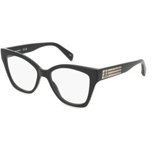 Marchon Germany GmbH Karl Lagerfeld KL6150 Unisex-Brille inkl. Gläser Vollrand Butterfly Kunststoff-Gestell 53/17/140, Schwarz