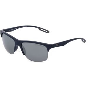 Luxottica Fashion Brillen Vertriebs GmbH Emporio Armani EA4188U Herren-Sonnenbrille Randlos Quadratisch Kunststoff-Gestell, Blau