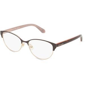 Safilo GmbH Kate Spade EMELYN Damen-Brille inkl. Gläser Vollrand Panto Metall-Gestell 52/16/140, Braun