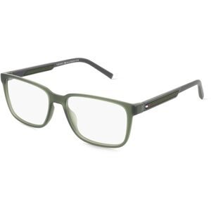 Safilo GmbH Tommy Hilfiger TH 2206 Herren-Brille inkl. Gläser Vollrand Eckig Kunststoff-Gestell 54/16/145, Grün
