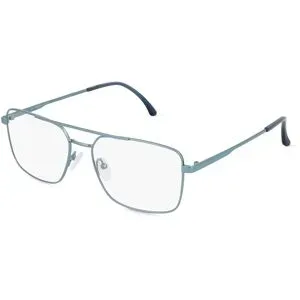 Wenzhou Bada Optical Co. , LTD Fielmann BD 563 CL Herren-Brille inkl. Gläser Vollrand Quadratisch Edelstahl-Gestell 56/16/145, Blau