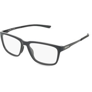 Safilo GmbH Smith SPINDLE Herren-Brille inkl. Gläser Vollrand Quadratisch PET-Gestell 55/17/140, Schwarz