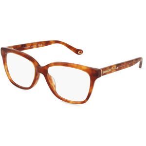 Luxottica Fashion Brillen Vertriebs GmbH Coach 0HC6242U Damen-Brille inkl. Gläser Vollrand Quadratisch Acetat-Gestell 53/15/140, Beige