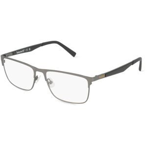 Marcolin Deutschland GmbH Timberland TB1836 Unisex-Brille inkl. Gläser Vollrand Quadratisch Metall-Gestell 54/16/145, Grau