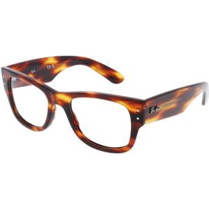 Luxottica Fashion Brillen Vertriebs GmbH Ray-Ban RX0840V Unisex-Brille inkl. Gläser Vollrand Quadratisch Propionat-Gestell 51/21/145, Havanna
