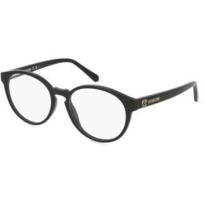 Safilo GmbH Moschino MOL626 Damen-Brille inkl. Gläser Vollrand Panto Kunststoff-Gestell 52/17/140, Schwarz