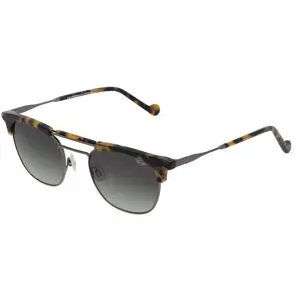 Eschenbach Optik GmbH MINI EYEWEAR 747013 Herren-Sonnenbrille Vollrand Browline Metall-Gestell, Braun