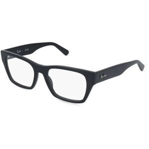 Luxottica Fashion Brillen Vertriebs GmbH Ray-Ban 0RX5448 Unisex-Brille inkl. Gläser Vollrand Geometrisch Acetat-Gestell 55/19/145, Schwarz