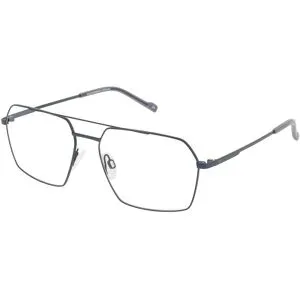 Eschenbach Optik GmbH Eschenbach 822019 Herren-Brille inkl. Gläser Vollrand Pilot Titan-Gestell 57/16/140, Blau